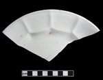 Saucer in what is believed to be the True Scallop shape.